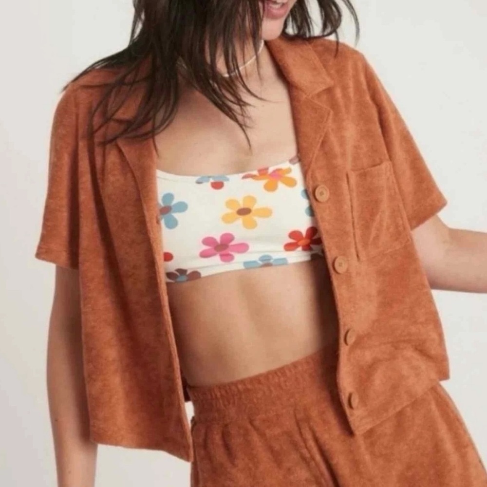 Marine Layer Terry Out Resort Shirt in‎ Sierra Size  XSmall
